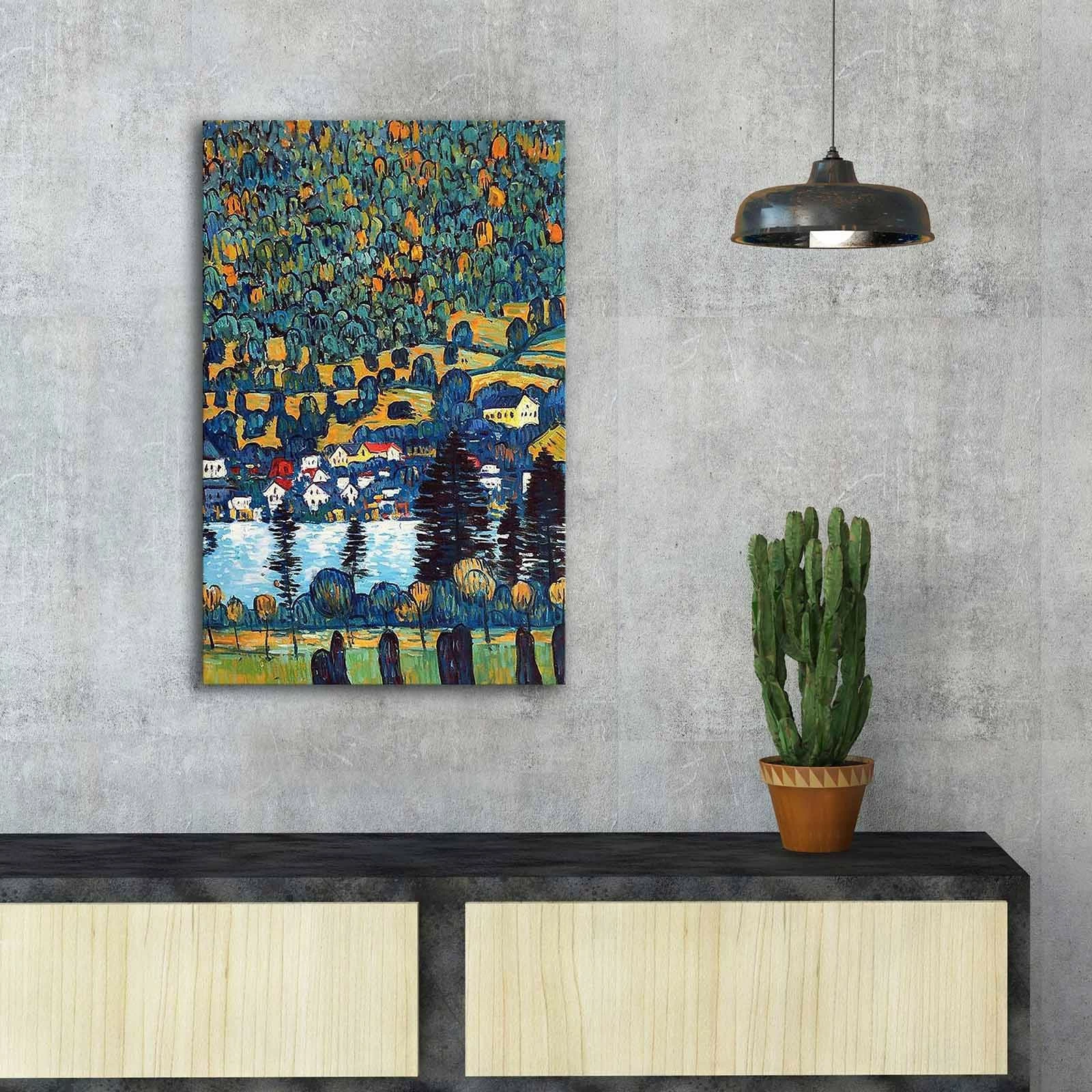 Pikturë dekorative në kanavacë Wallity, FAMOUSART-066, shumëngjyrëshe, 45x70cm