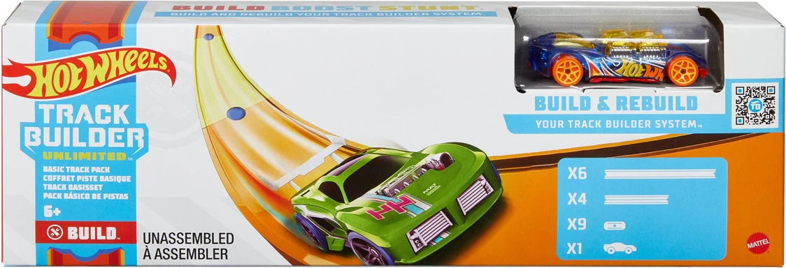Hot Wheels Track Builder Unlimited Basic Track Pack Set
