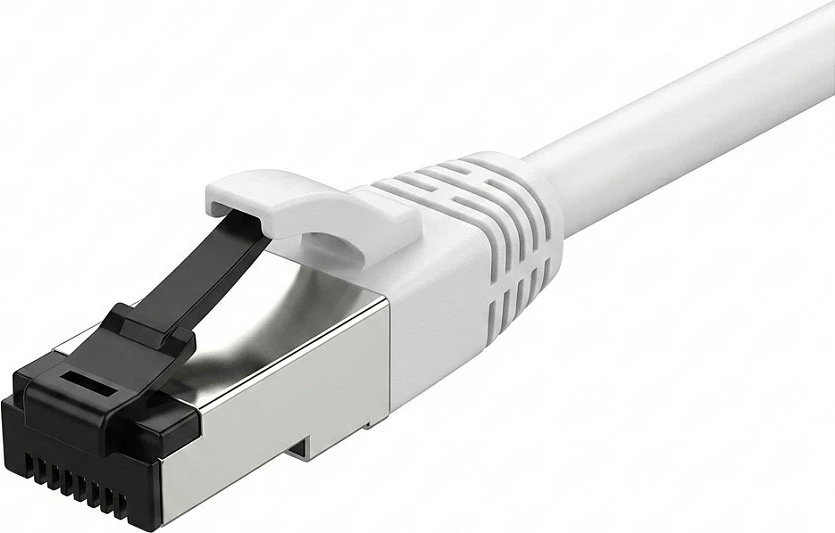 Kabllo rrjeti Synergy21 CAT8.1 RJ45 7.5m S/FTP 2000MHz AWG26, e bardhë