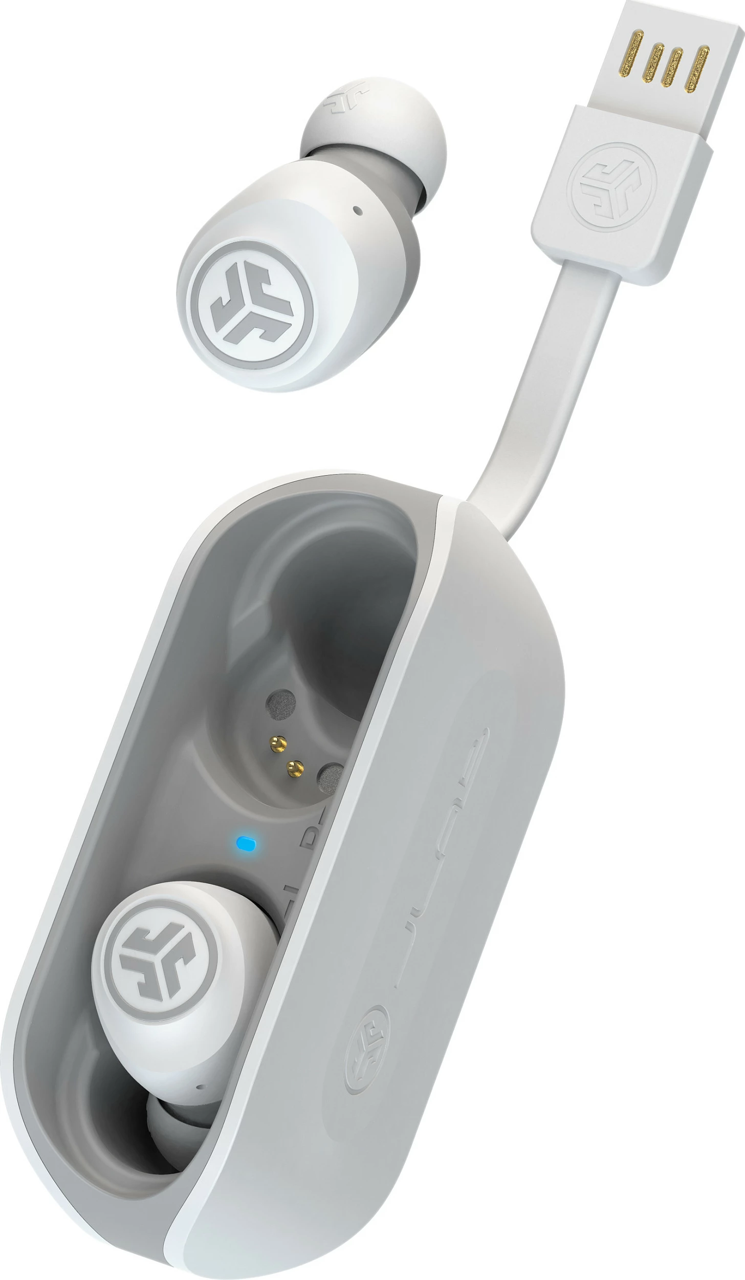 Kufje JLAB GO Air True Wireless, Bluetooth 5.0, 20+ orë, të bardha