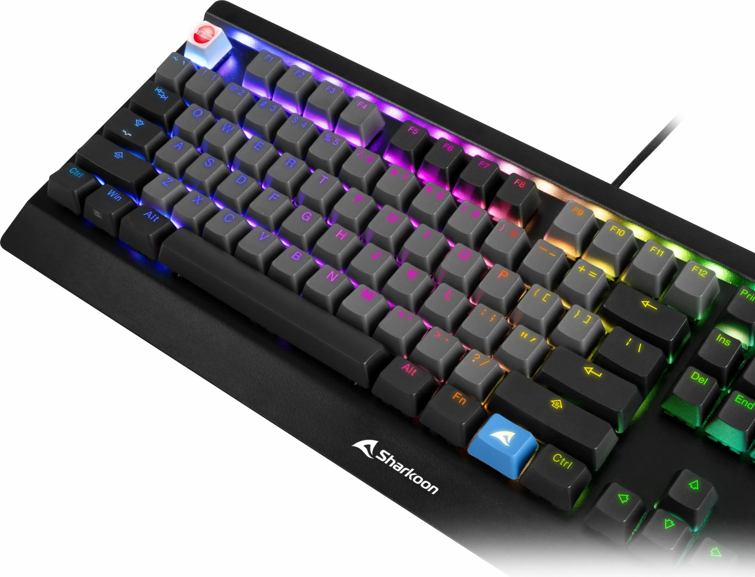 Taste mekanike Sharkoon SKILLER SAC20, 114 copë, ANSI, zeza