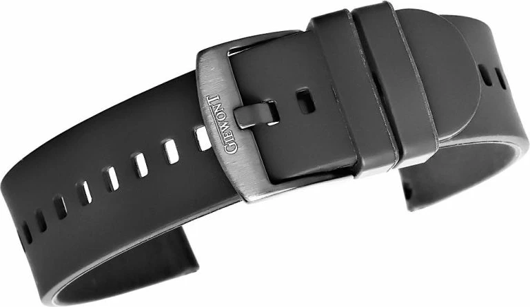 Rrip silikoni për orë të mençur Giewont, i zi