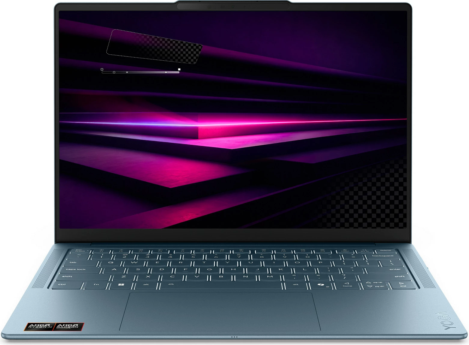 Laptop Lenovo Yoga Slim 7, Ryzen AI 7 445, 16GB RAM Memorje, 1TB SSD, 14" 2.8K 120Hz, Windows 11 Home, Tidal Teal