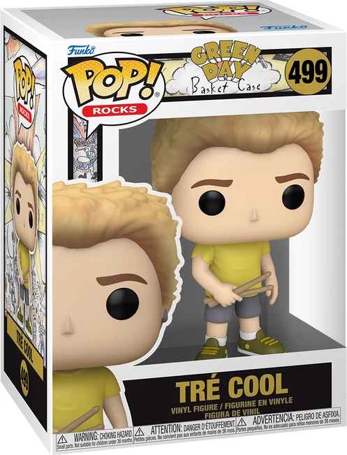 Figurinë koleksionuese Funko POP! Rocks Green Day Tre Cool (Basket Case)