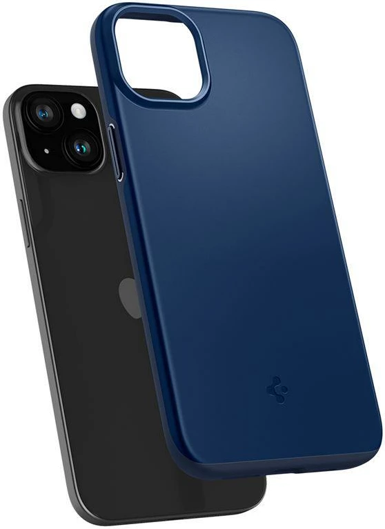Mbështjellës Spigen Thin Fit për iPhone 15 Plus, Blu
