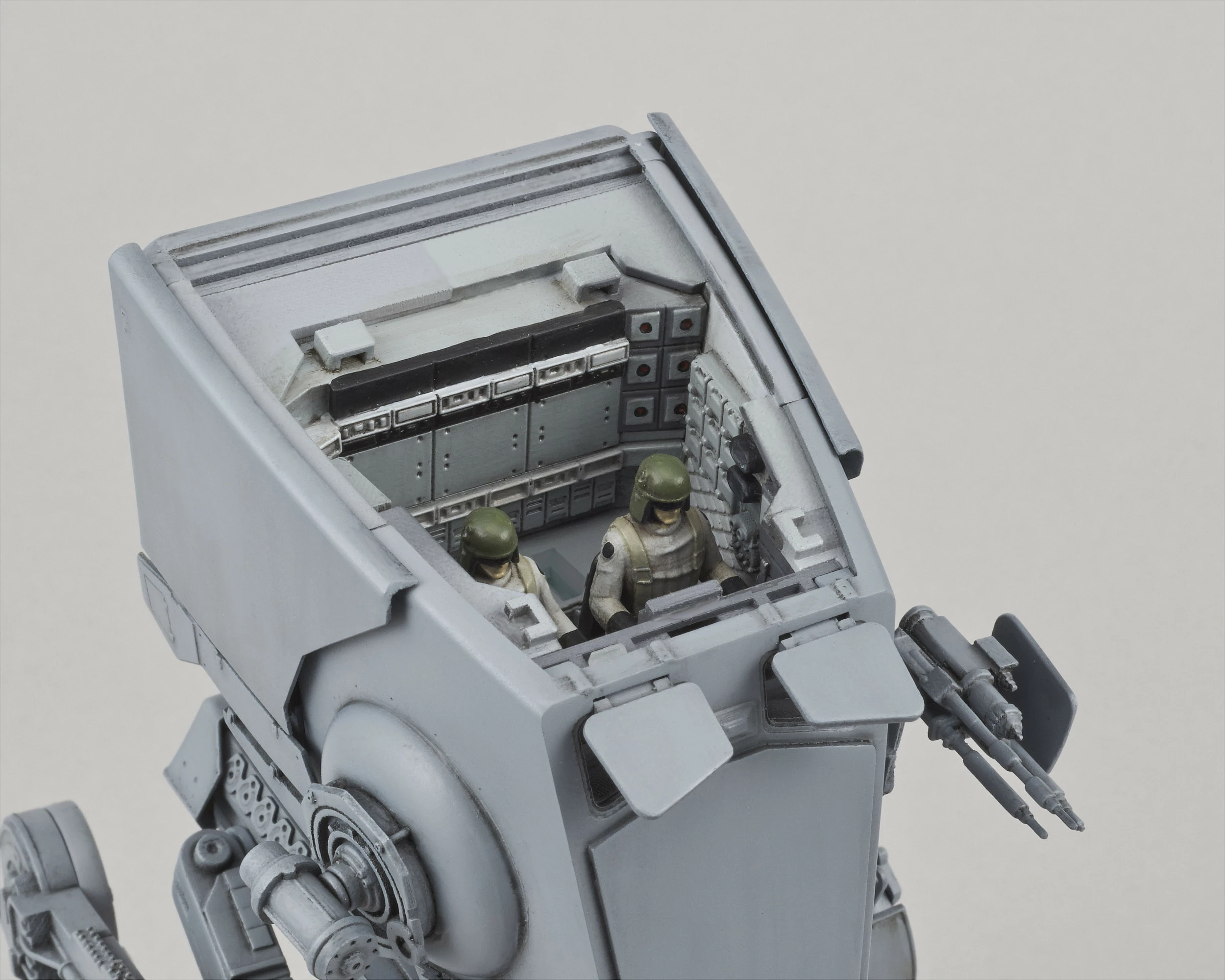Model montimi Revell AT-ST 1:48, 144 pjesë, 18.2 cm, Star Wars, gri