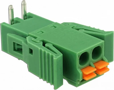 Bllok terminali DeLOCK 65952 për PCB, AWG 24-12, 8.45 x 9.05 x 6.95 mm, i gjelbër