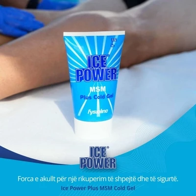 Xhel i ftohtë ICE POWER MSM, 200 ml