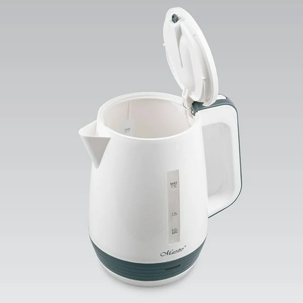 Çajnik elektrik Maestro MR-033, 1.7L, 2200W, Bardhë