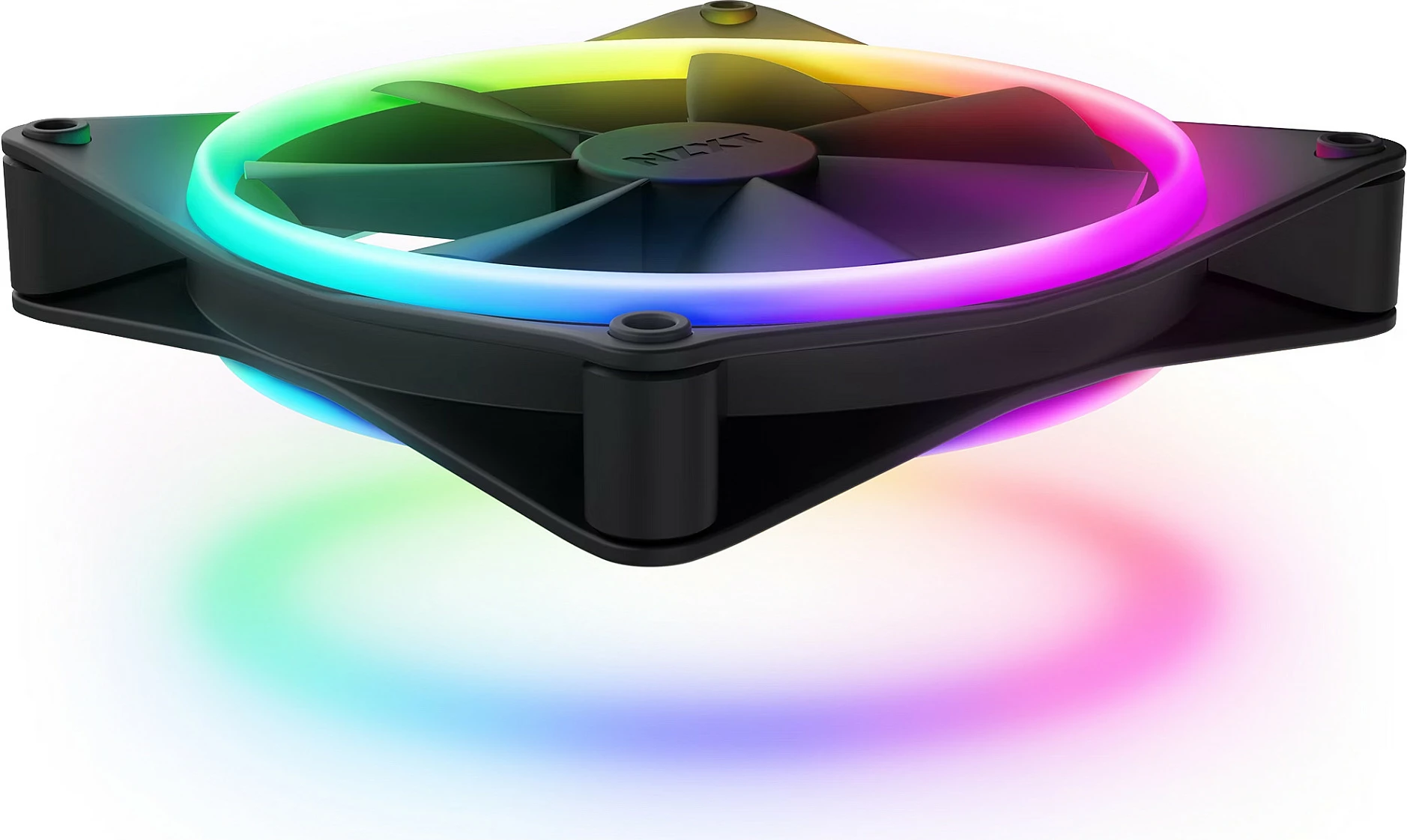 Fan NZXT F140 RGB DUO, 140mm, PWM 500-1800 RPM, i zi