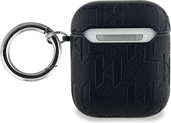 Mbështjellës Karl Lagerfeld Monogram Karl Head për AirPods 1/2, i zi