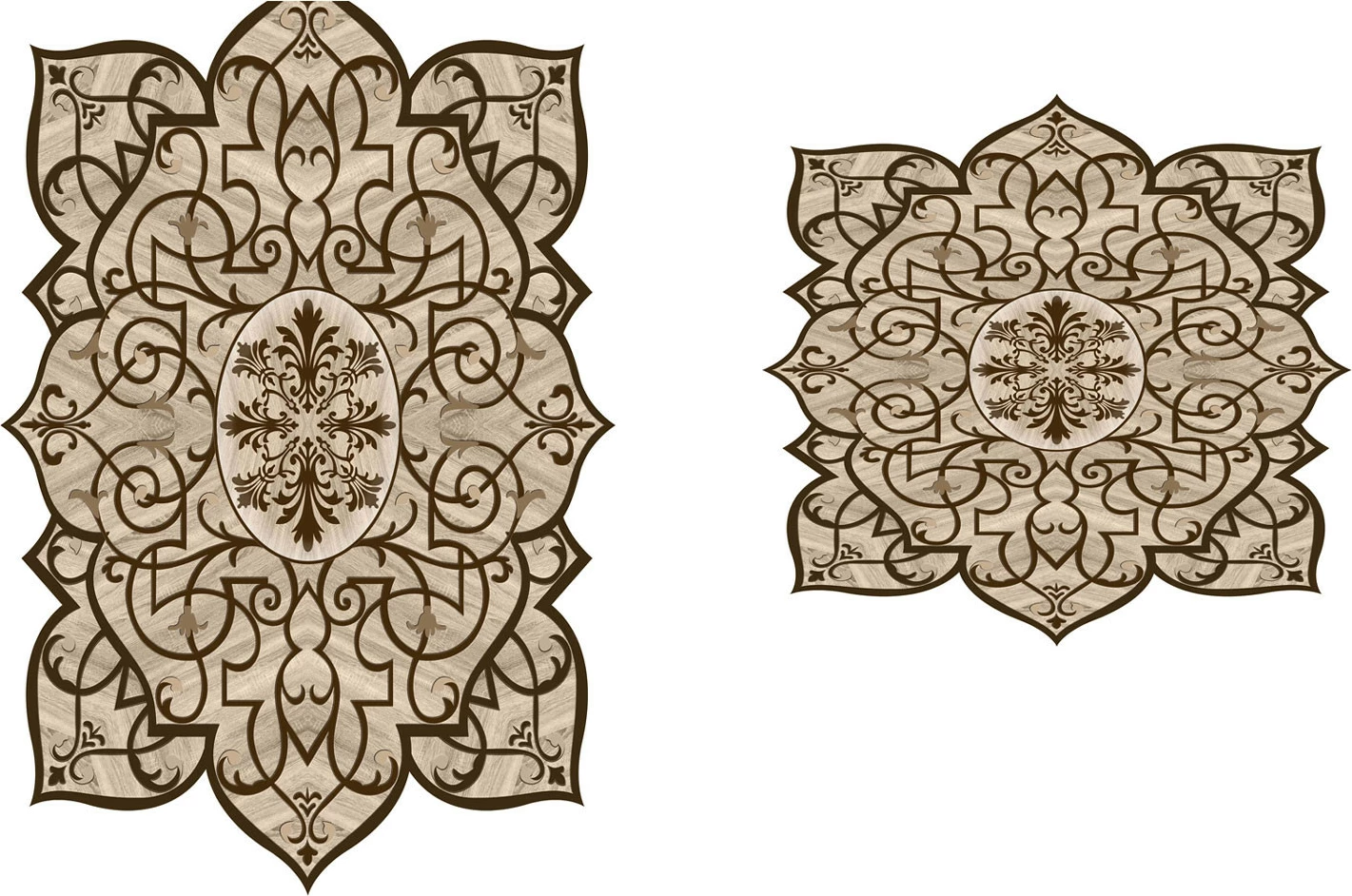 Set tapetesh për banjo (2 copë), Mijölnir, 21015315Ka, ngjyrë kafe