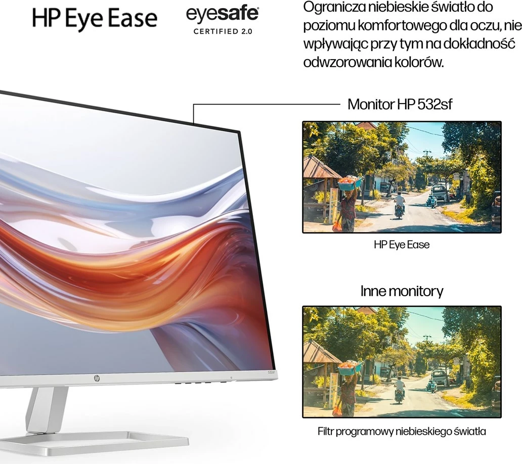 Monitor HP LED 31,5" 532sf, 100Hz, Argjendtë