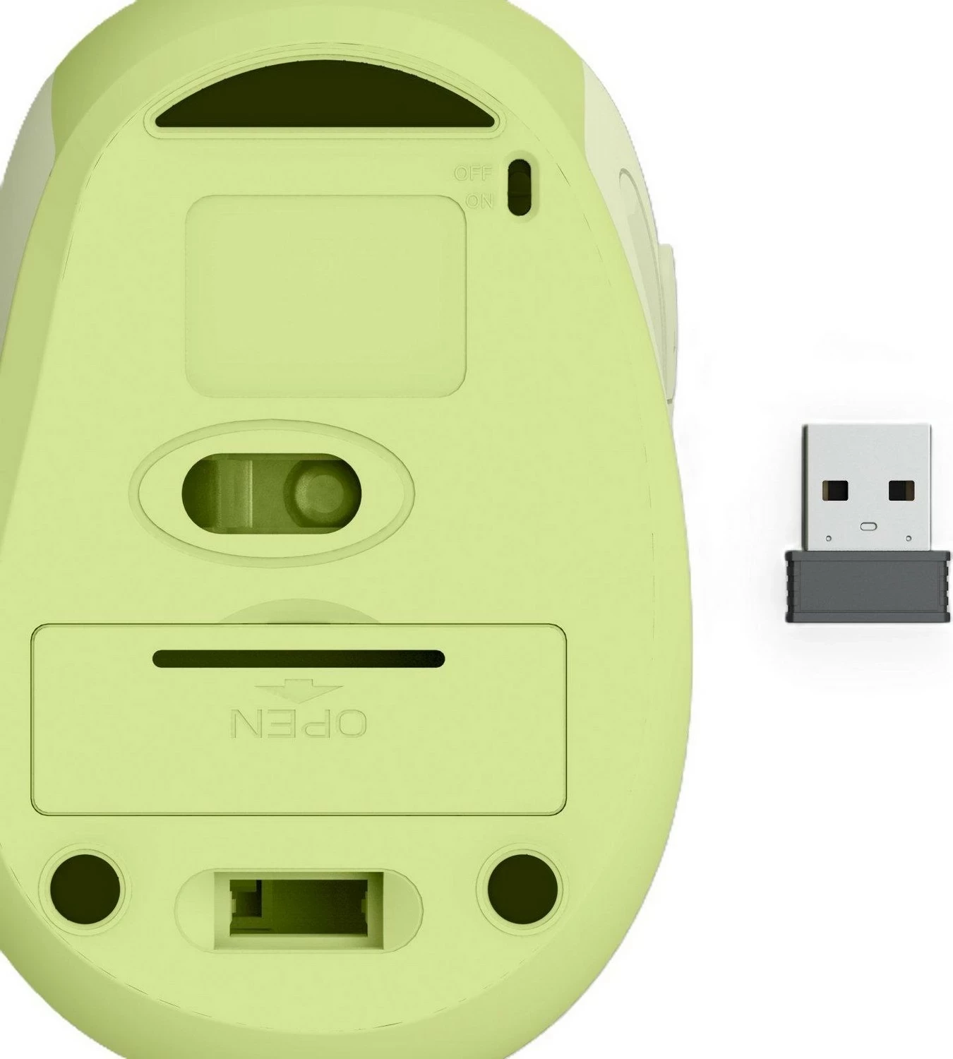 Maus Hama WM-400, wireless, 1600 DPI, 6 butona, e gjelbër