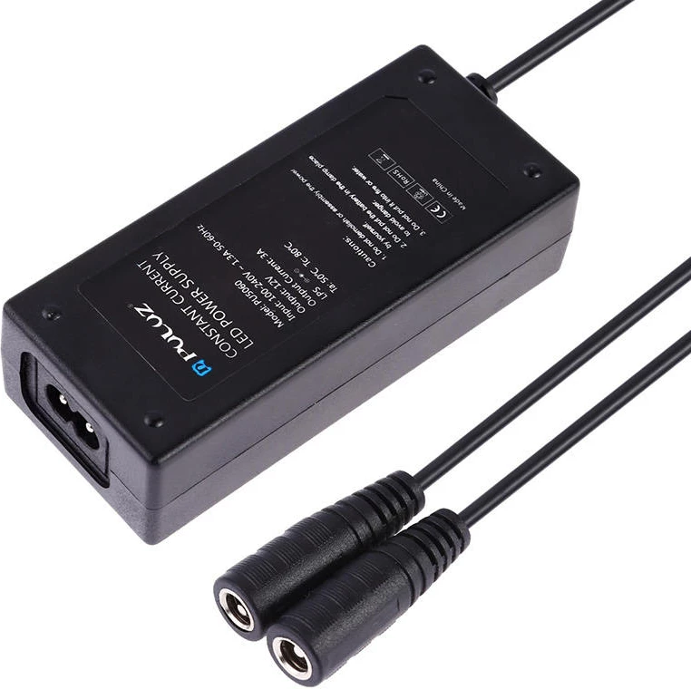 Adapter energjie Puluz PU2002EU për tendë fotografike 60cm, i zi