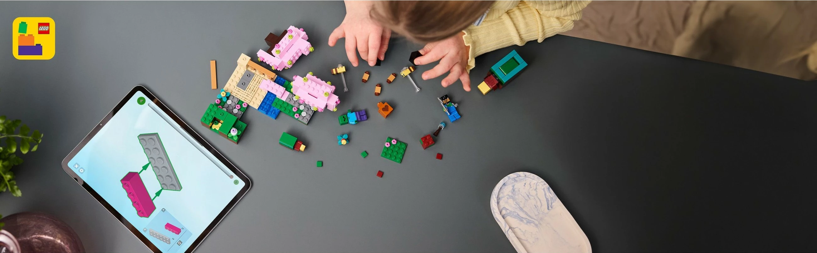 Set ndërtimi LEGO Minecraft 21260, 304 pjesë, multikolor