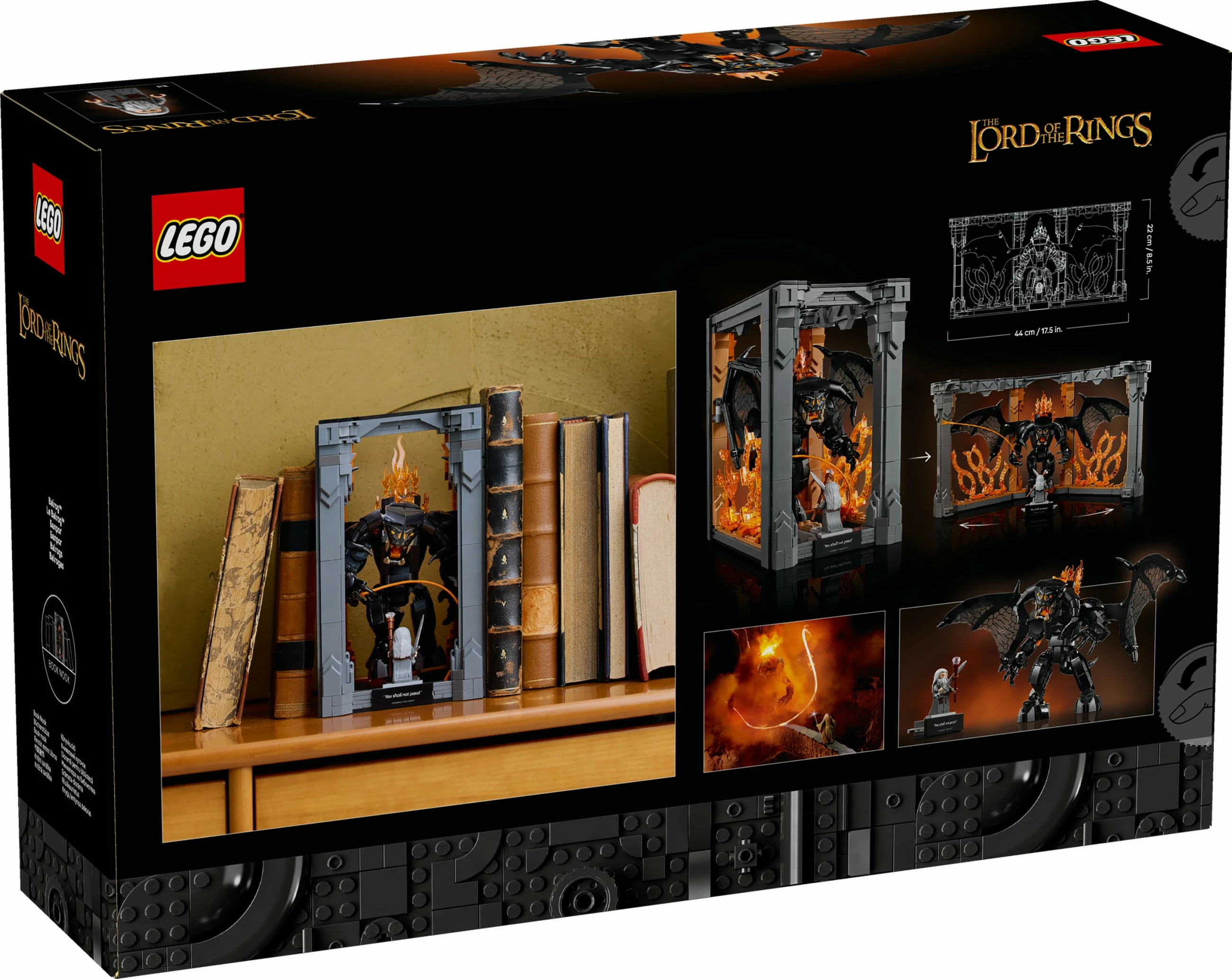 Set ndërtimi LEGO Icons 10367 Gandalf vs. Balrog, 1201 pjesë, multikolor