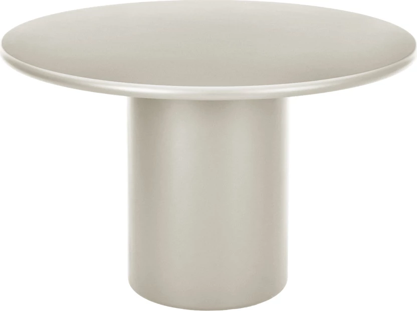 Tavolinë CIRCA, ngjyrë latte, 120x120x75cm