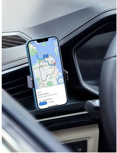 Mbajtëse telefoni për veturë UGREEN Mini Air Vent 10422, rotacion 360°, për 4.7-7.12", e zezë, paketim kuti