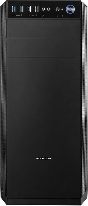 Kasë Modecom Oberon Pro Midi-Tower, e zezë 