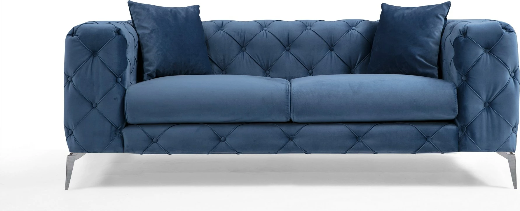 Divan dy ulëshe, ngjyrë e kaltër, Como 2 Seater v2