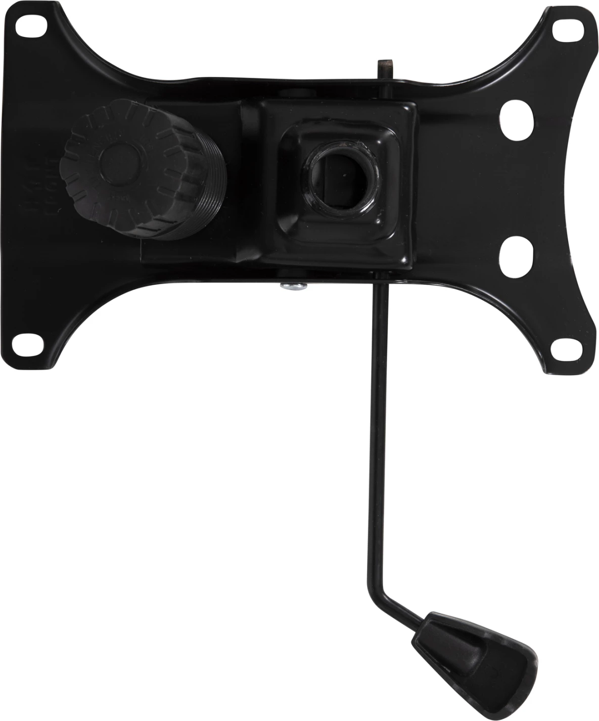 Baza metalike zëvendësuese për karrige zyre me leva FH11376, 26x15 cm, ngjyrë e zezë