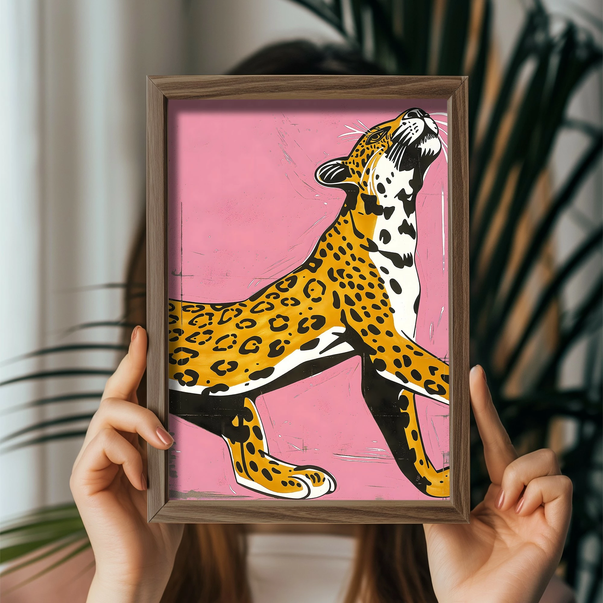 Pikturë dekorative me kornizë MDF, shumëngjyrëshe, Wallity, GE140-L