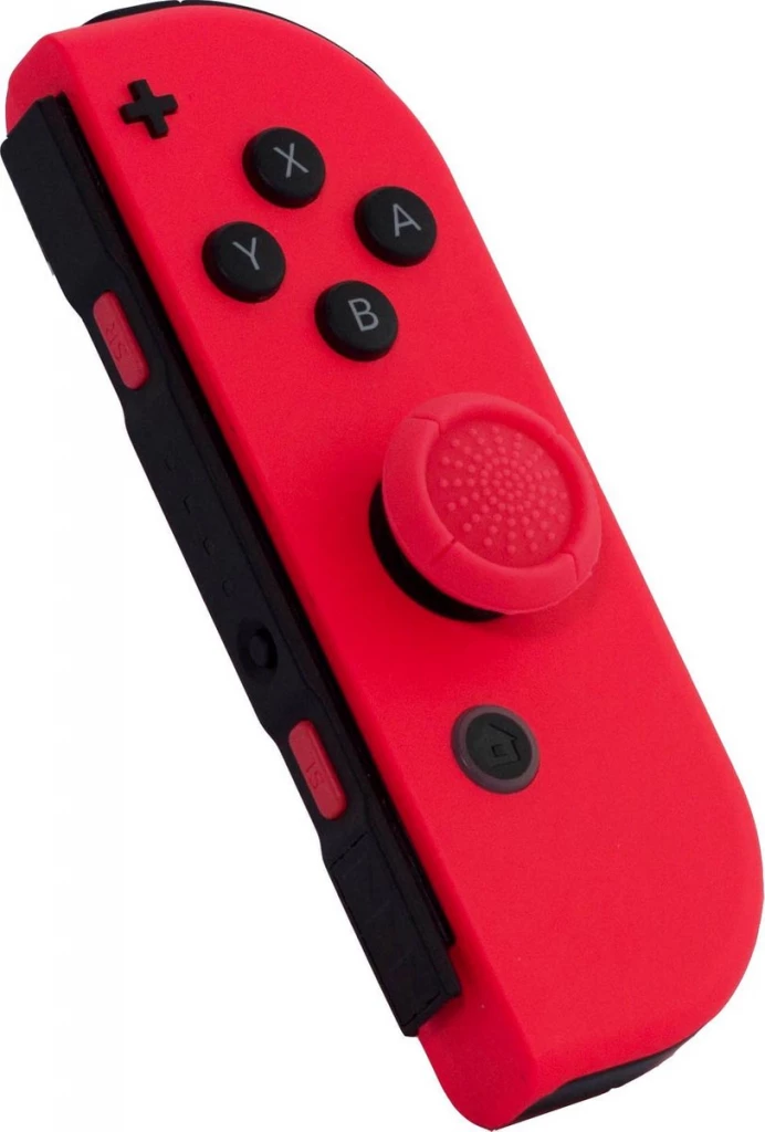 Shtesa për thumbat analog FR-TEC Grips Pro XL për Nintendo Switch, 2 copë, vjollcë/kuqe 3