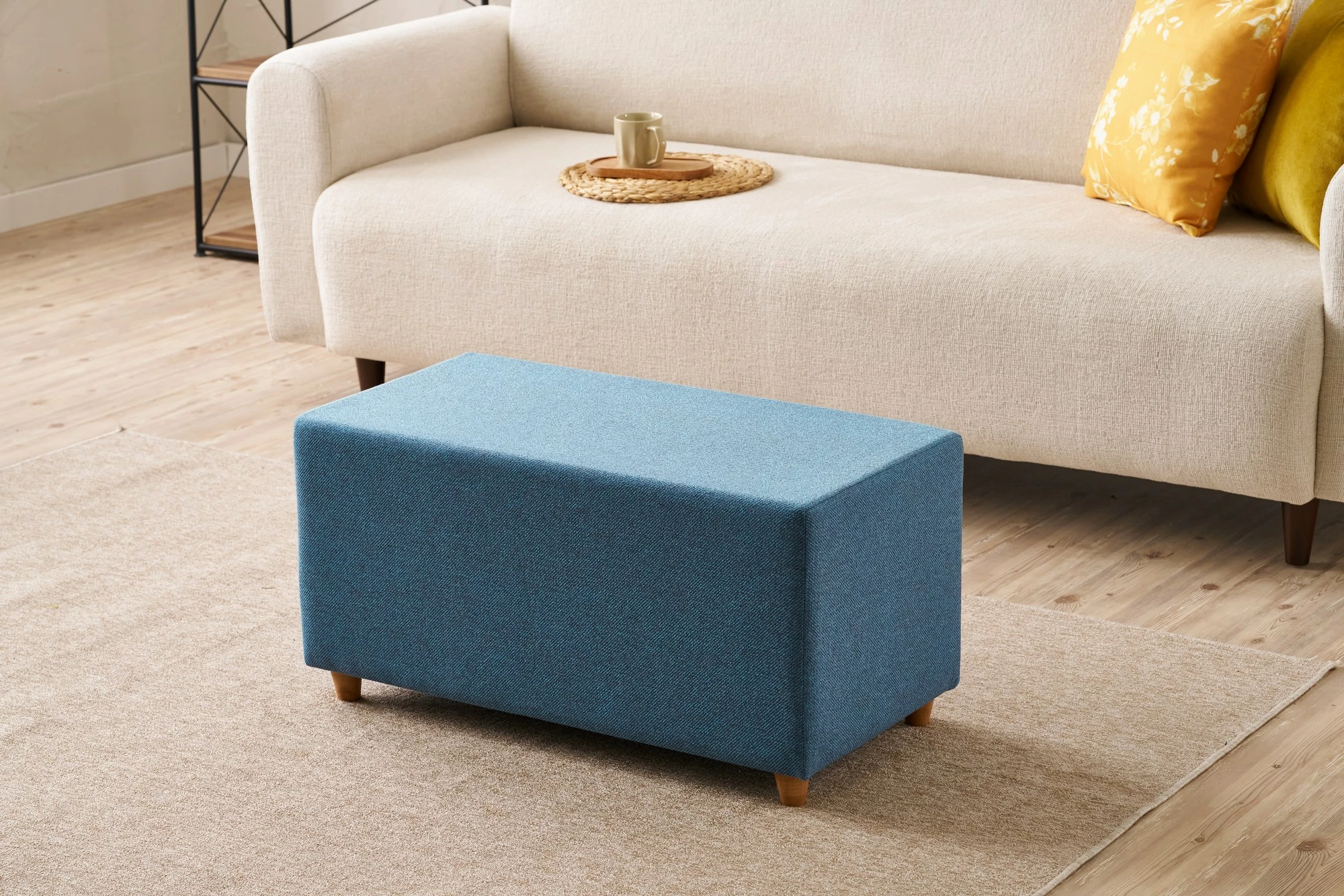 Puf Atelier del Sofa, ngjyrë kaltër, Urla