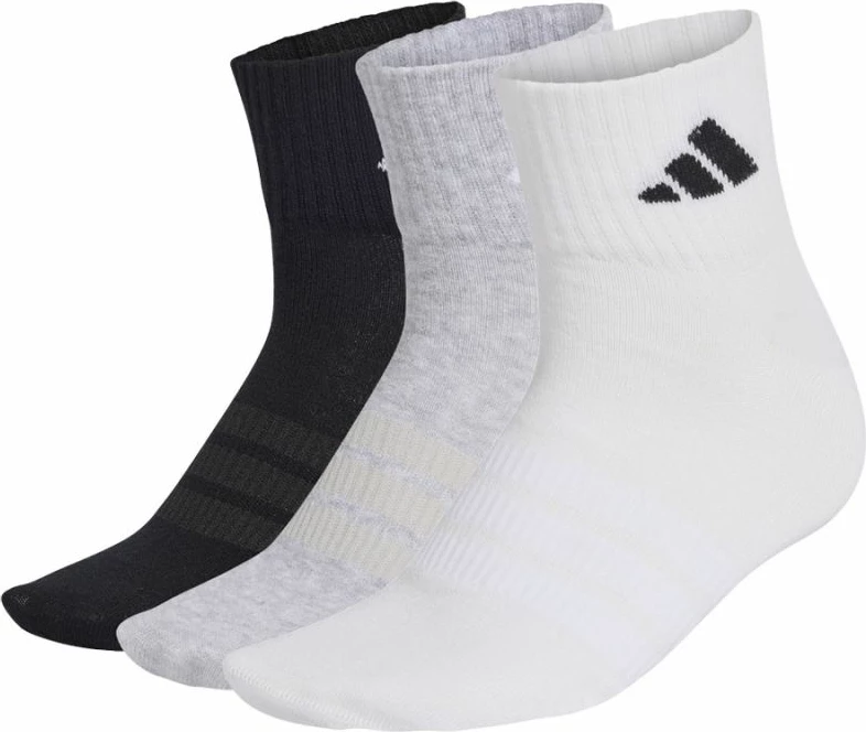 Çorape të shkurtra adidas Thin Essentials Ankle 3P KC9614, set prej 3 palë