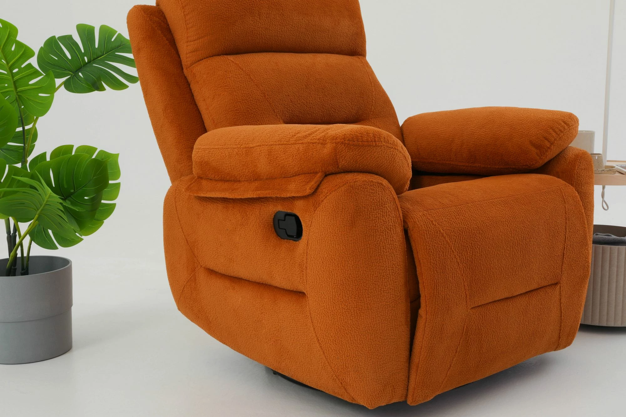 Karrige relaksuese Comfort, ngjyrë e kuqe qeramike, Atelier del Sofa