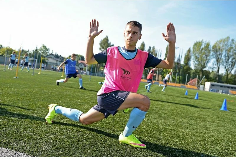 Shenjues për futboll për fëmijë Yakimasport, rozë [Madhësia: Fëmijë]