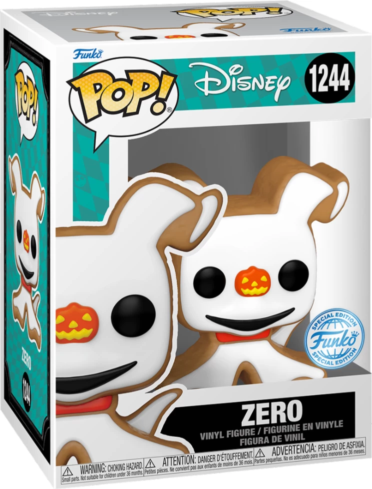 Figurinë vinili Funko Pop Disney Zero Gingerbread Special Edition #1244