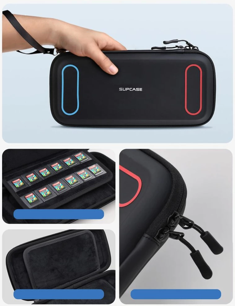 Mbështjellës Supcase Carrying Mini për Nintendo Switch, i zi