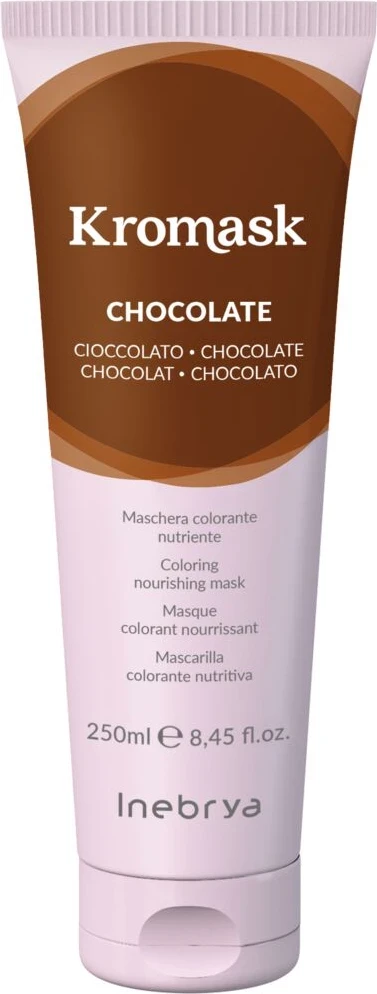 Maskë me ngjyr për flokë , Inebrya Kromask , Chocolate , 250 ml