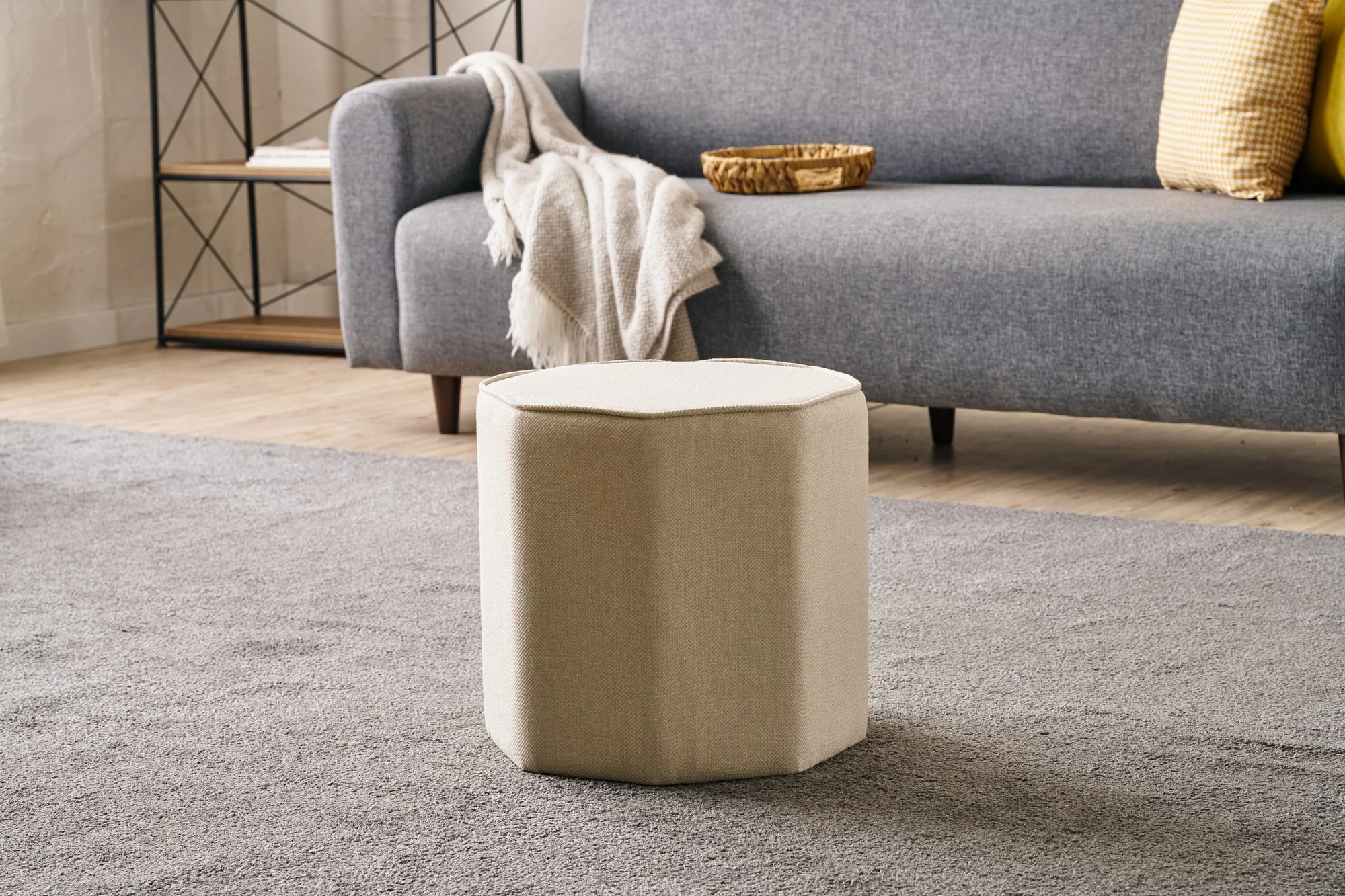 Puf Atelier del Sofa, krem, İnözü