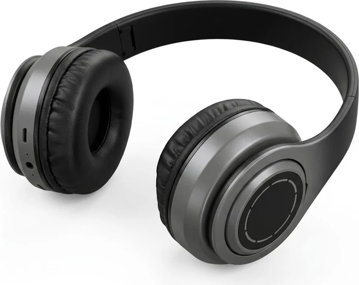 Kufje wireless over-ear me RGB dhe bass të theksuar, RKD55, e zeze