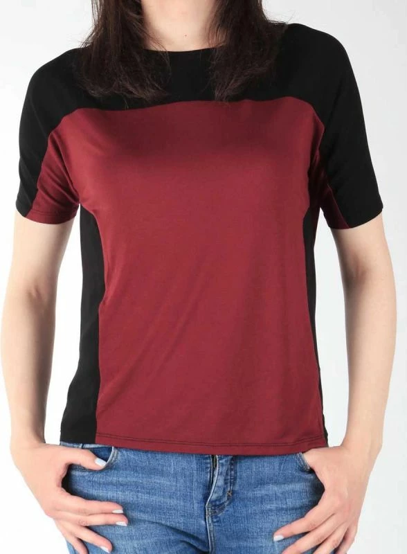 Maicë për femra Lee, e zezë/burgundy