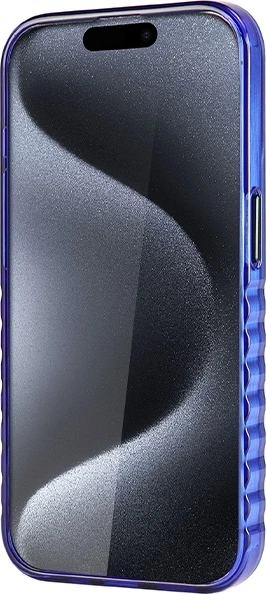 Mbështjellës Audi IML Big Logo MagSafe për iPhone 15 Pro, Blu