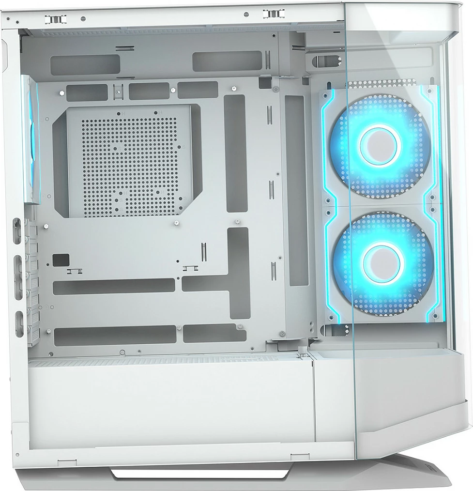 Kasë Cougar FV270 ARGB midi tower e bardhë