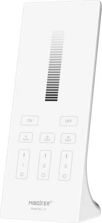 Telekomandë LED Miboxer Y1, 2.4GHz, 3 zona, single color, e bardhë