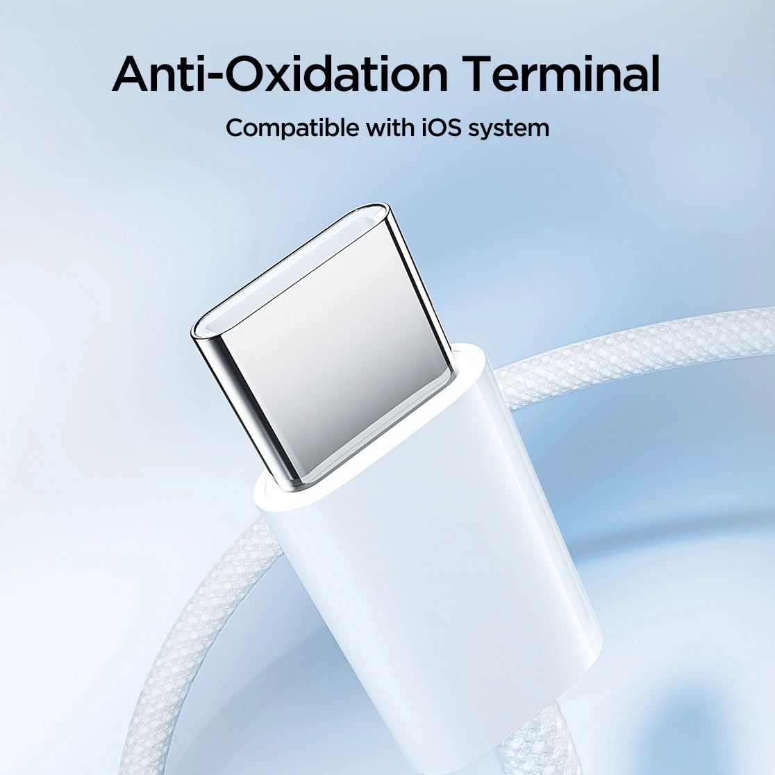 Kabllo USB-C/USB-C Joyroom Ben Series S-A45, 1m, 60W, Bardhë