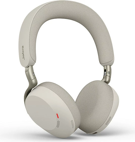 Kufje Jabra Evolve3 75 MS + Link 390c, USB-C, warm grey