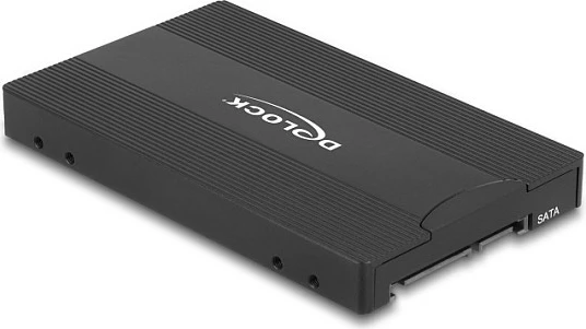 Adapter SSD DeLOCK 64301 U.2 në M.2 NVMe/SATA, 2.5", i zi