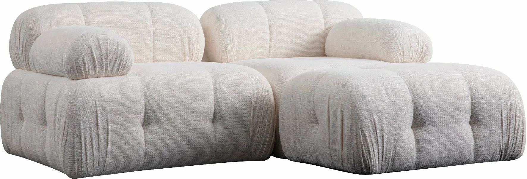 Kënd-sofa Atelier del Sofa, Petite 2, e bardhë