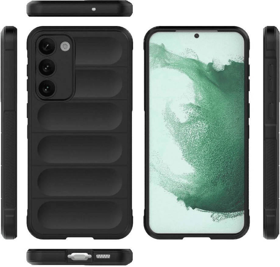 Mbështjellës silikoni ONASI Wave për Samsung Galaxy S23 Plus 5G, blu