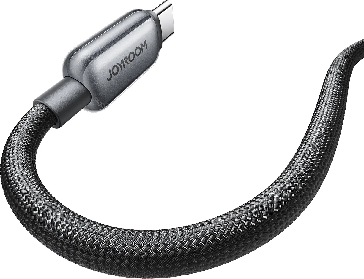 Kabllo karikimi dhe të dhënave Joyroom S-A55 StarFlight 66W 1.2m USB-A në USB-C USB 2.0, e zezë