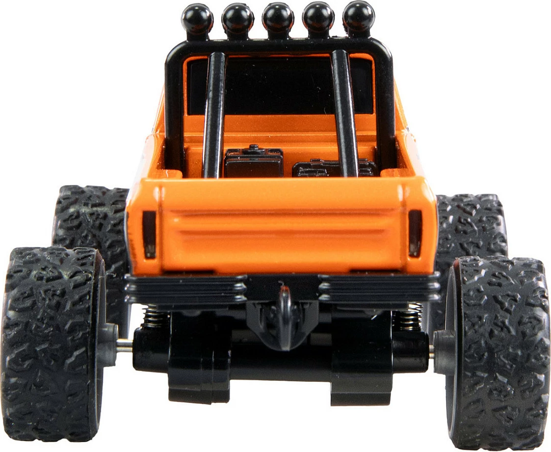 Kamion lodër RC AMEWI 22705 Monster Truck, 1:64, 2.4GHz, bateri 200mAh, portokalli