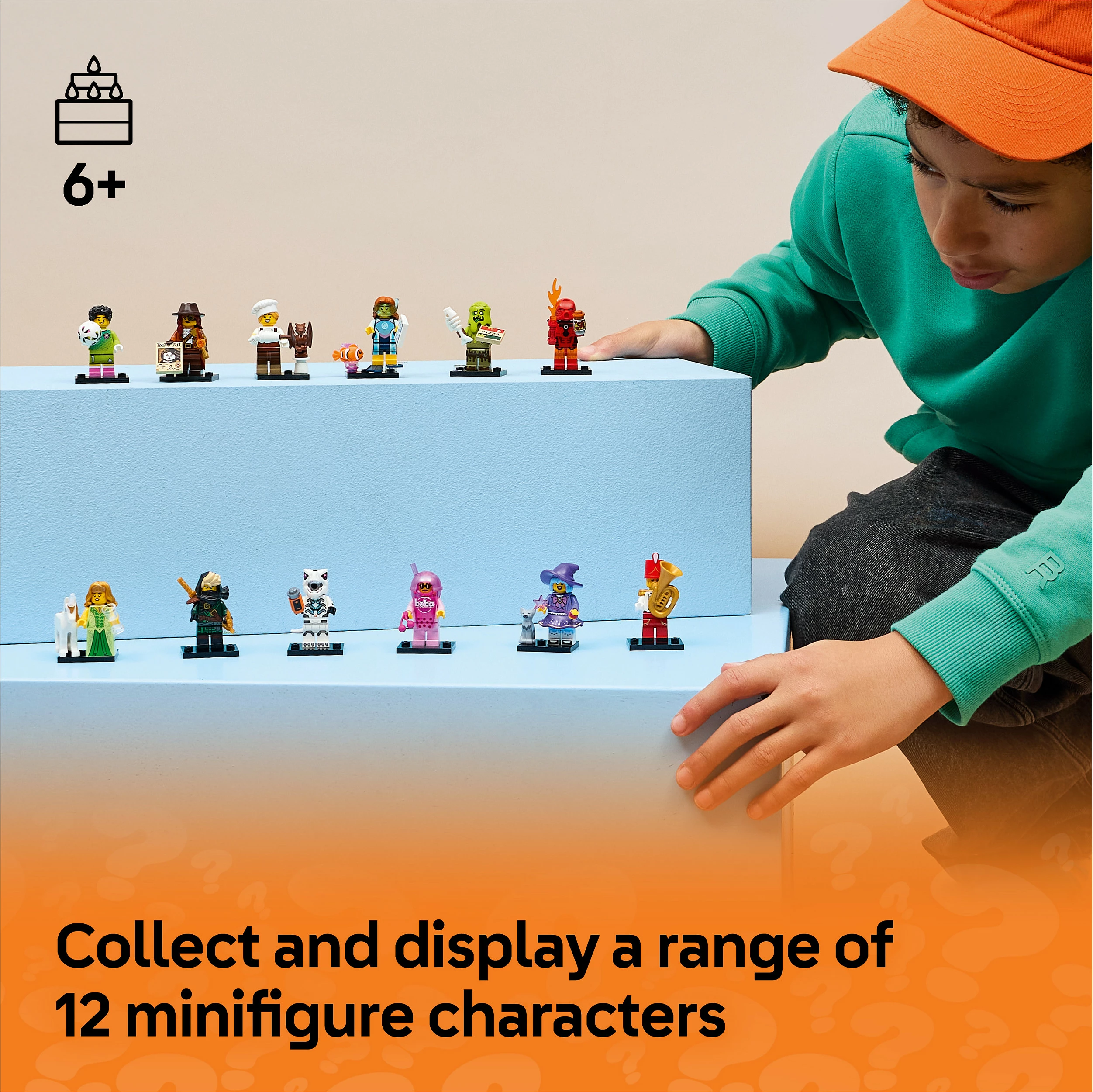 Set LEGO Minifigures 71052, Seria 29, 8 pjesë, multikolor