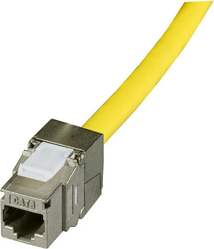 Modul RJ45 Keystone EFB Elektronik E-20092, Cat8, 2000 MHz, i sheshtë, argjend